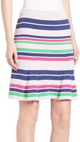 Thumbnail for your product : Tanya Taylor Sasha Striped Rib-Knit Skirt