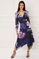 Thumbnail for your product : Next Lipsy Serena Print Fit and Flare Wrap Midi - 6