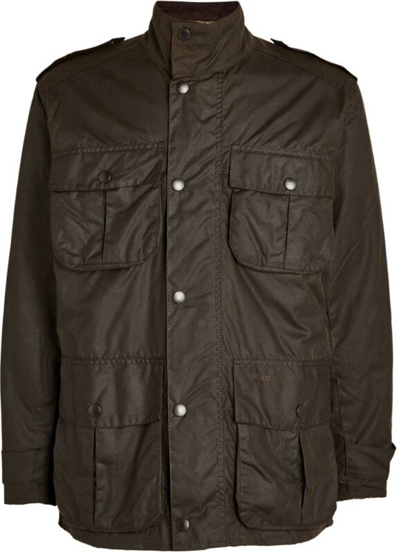 Barbour Waxed Trooper Jacket ShopStyle Outerwear