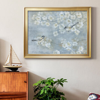 Red Barrel Studio Springtime Chatter Premium Framed Canvas - Ready To Hang