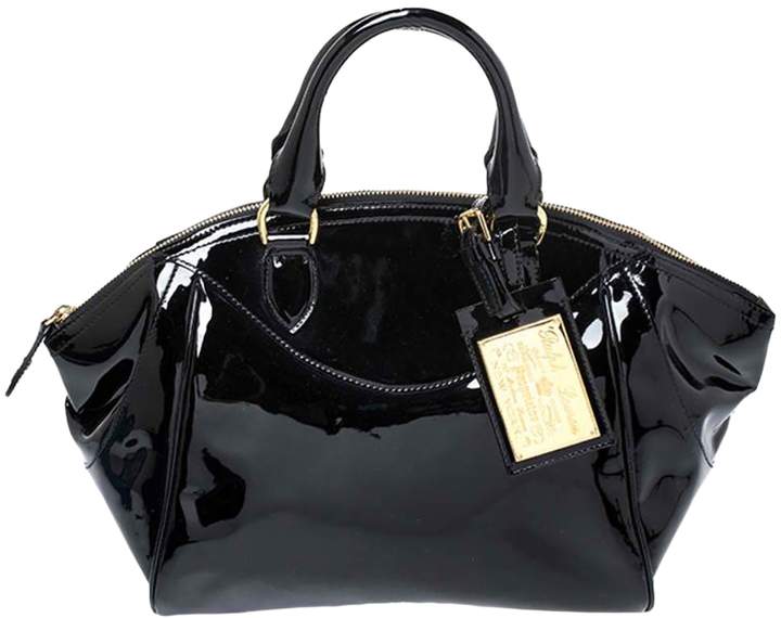 ralph lauren patent leather handbag