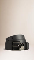 Thumbnail for your product : Burberry Military Pin Buckle London Leather Belt