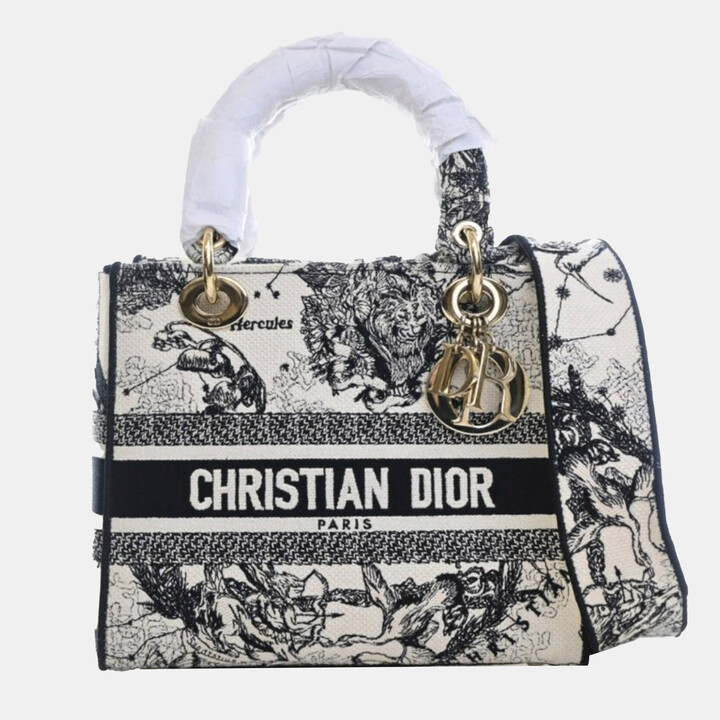 Christian Dior Medium Zodiac Toile De Jouy Lady D-Lite