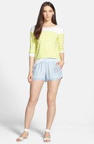 Thumbnail for your product : Joie 'Abina' Bateau Neck Stripe Cotton Sweater