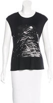 Thumbnail for your product : Helmut Lang Abstract Print Sleeveless Top
