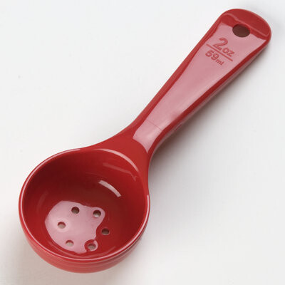 Carlisle Food Service Products Measure Misers®s 2 Oz. Perforated Short handle Spoon