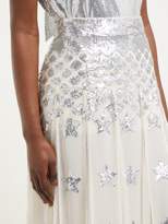 Thumbnail for your product : Temperley London Starlet Sequinned Georgette Skirt - Womens - Light Pink