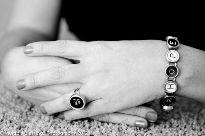 Etsy Radiant Hope Typewriter Key Bracelet - A One-Of-A-Kind Symbol Of Optimism