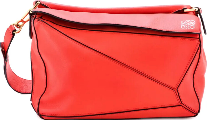 Loewe Pre-Owned Puzzle Bag Leather Medium shoulder bag