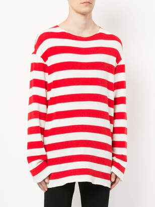 Undercover long striped jumper