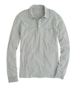 Thumbnail for your product : J.Crew Tall broken-in long-sleeve pocket polo