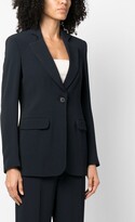 Thumbnail for your product : Emporio Armani Patterned-Jacquard Single-Breasted Blazer
