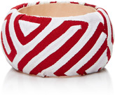 Thumbnail for your product : Mola Sasa Red and white printed bangle
