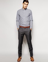 Thumbnail for your product : ASOS Smart Shirt In Long Sleeves In Double Gingham