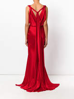 Thumbnail for your product : Alberta Ferretti maxi evening silk dress