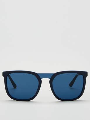 Emporio Armani Blue Lens OEA4123 Sunglasses - Navy