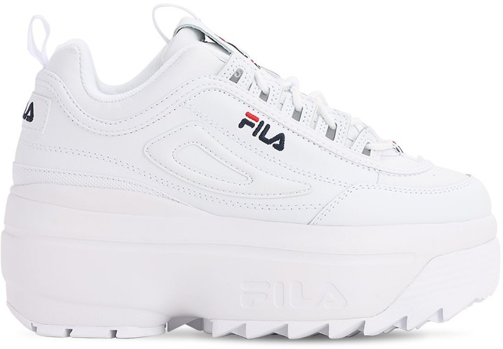 fila disruptor faux leather