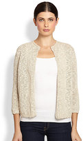 Thumbnail for your product : White + Warren Cashmere Open Jacket