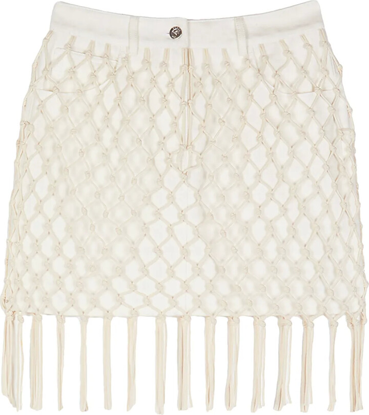 Ports 1961 Weaving-Inspired skirt