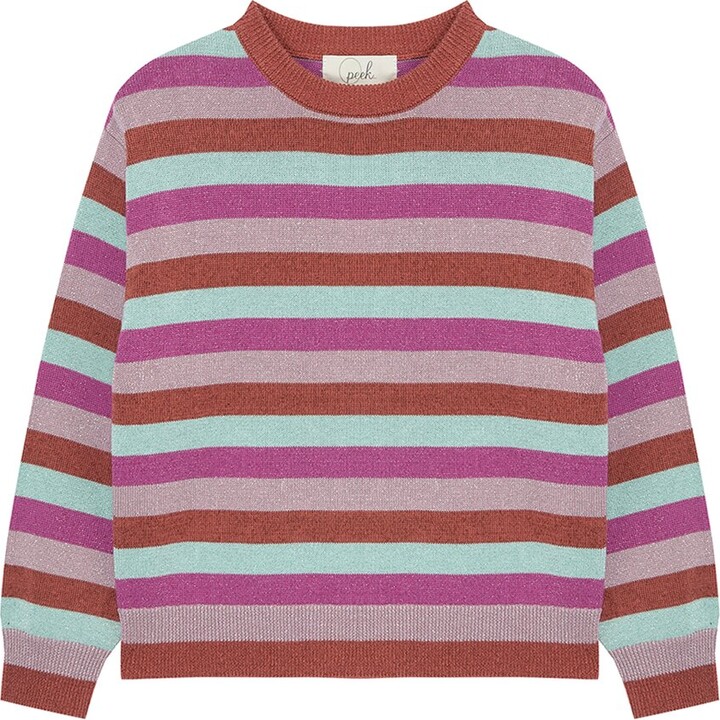 Peek Metallic Stripe Sweater