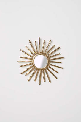 H&M Round Mirror - Gold-colored