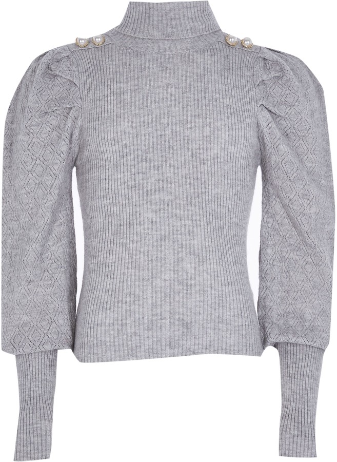 baby girl roll neck jumper