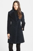 Thumbnail for your product : Trina Turk 'Maggie' Notch Collar Alpaca & Wool Blend Coat
