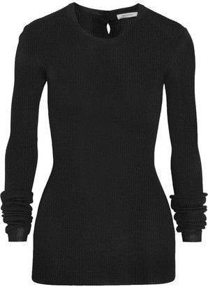 Protagonist Ribbed-knit Sweater - Black