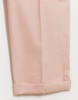 Thumbnail for your product : ASOS Curve DESIGN Curve chino trousers in pink