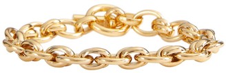 Tilly Sveaas Double Link 18kt gold-plated chain bracelet