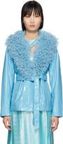 Thumbnail for your product : Saks Potts SSENSE Exclusive Blue Ritual Jacket