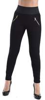 Thumbnail for your product : Dinamit Jeans High Waisted Elastic 2 Zipper Pocket Legging Pants S