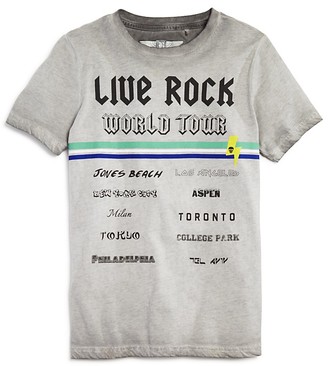Butter Shoes Boys' Live Rock World Tour Tee - Little Kid