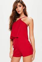 Red Playsuit - ShopStyle UK