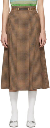 Gucci Pleated Skirt | Shop the world's largest collection of fashion 