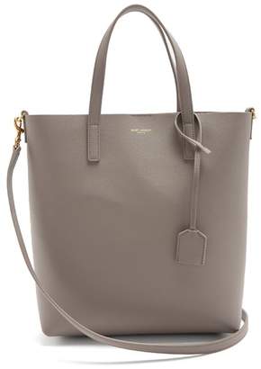 Saint Laurent Shopping Toy Leather Bag - Womens - Light Grey