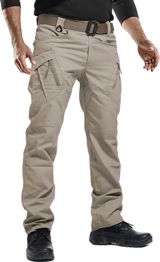 Direct Men''s Military Cargo Pants Cotton Straight Fit Casual Tatical  Trousers Plus Size 6 Pockets