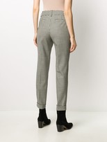 Thumbnail for your product : P.A.R.O.S.H. Tapered Houndstooth-Pattern Trousers