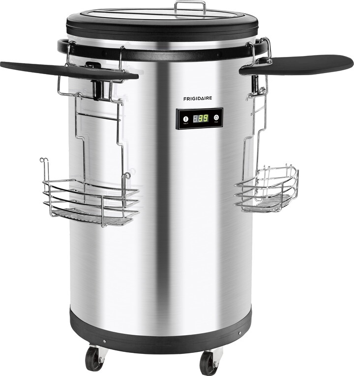 Frigidaire Frigidaire, Stainless Steel Electric Party Cooler, with Digital Temperature Control