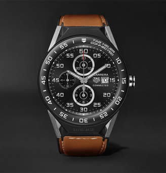 tag heuer sbf8a800111ft6076 connected modular 45 titanium watch