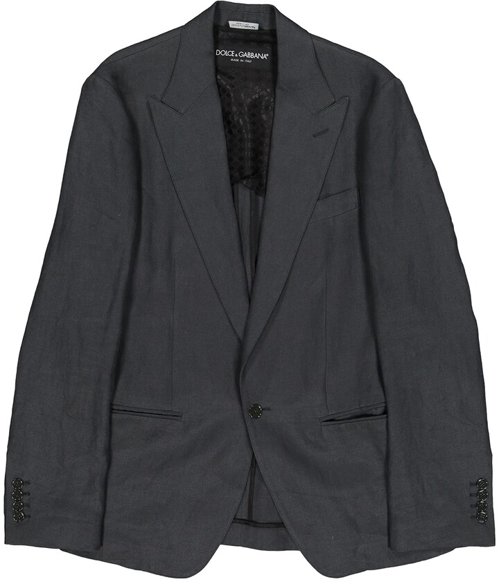 Dolce & Gabbana khaki Linen Jackets ShopStyle