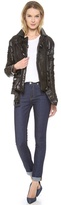 Thumbnail for your product : Acne Studios Shredded Leather Motorcyle Jacket