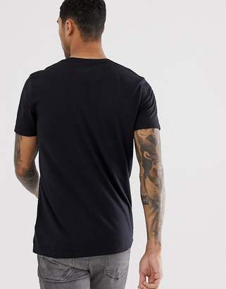 Hollister 3 pack v-neck t-shirt seagull logo slim fit in black/gray/white