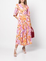 Thumbnail for your product : Nicholas Celie abstract-print long dress