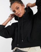 Thumbnail for your product : Bolongaro Trevor Cropped Hoodie in Black