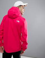 Thumbnail for your product : The North Face Mountain Q Jacket Waterproof Hooded In Bright Pink