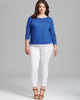 Thumbnail for your product : Eileen Fisher Plus Bateau Neck Wedge Top
