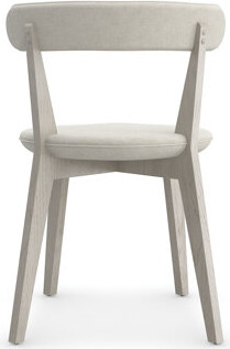 Corrigan Studio Lorayn Linen Mission Back Side Chair in Ivory