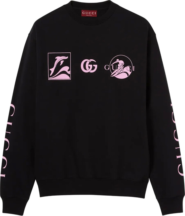 Gucci Printed Gucci Tennis Logo Sweatshirt Gucci Italy Tennis
