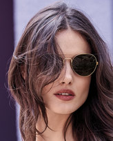 Thumbnail for your product : Elizabeth and James York Round Aviator Sunglasses